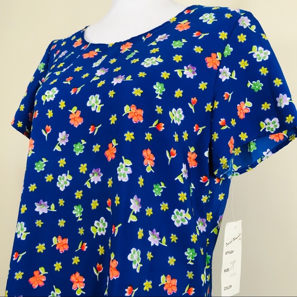 David Alexander Dolman Floral Dress Spring Summer - Picture 6 of 8